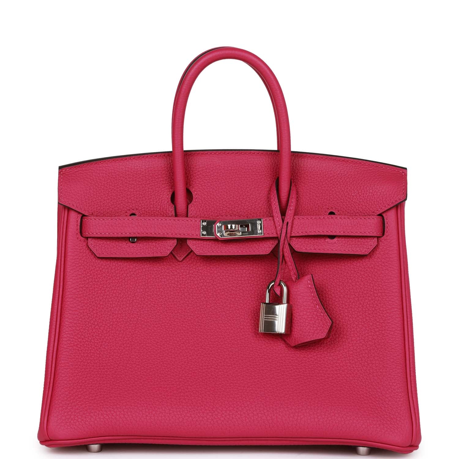 Birkin 25 Rose Pourpre Togo Palladium Hardware Kilta bags