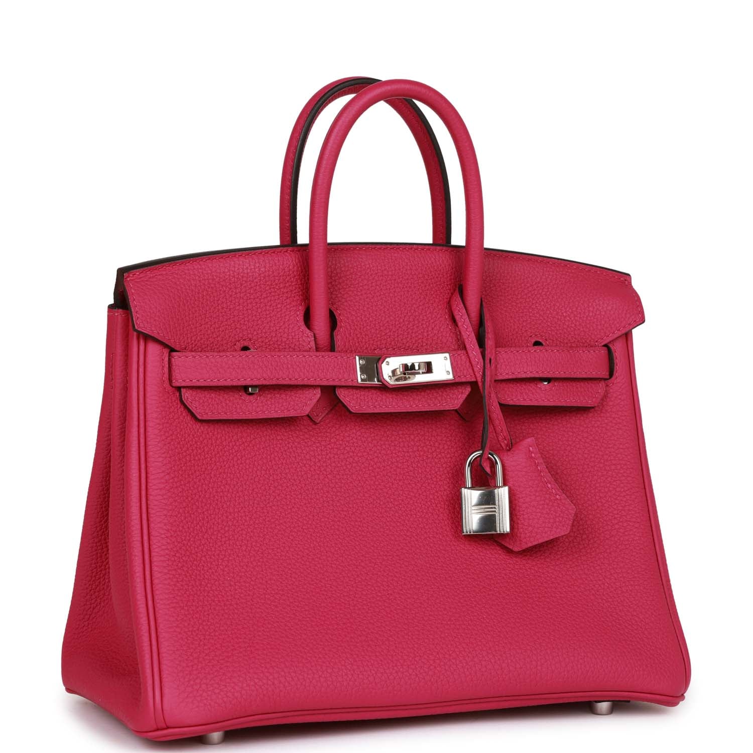 Birkin 25 Rose Pourpre Togo Palladium Hardware Kilta bags