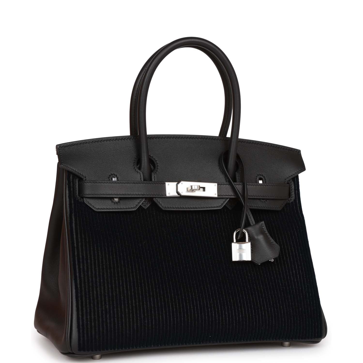 Birkin 30 Cote-a-Cote Tuffetage and Black Swift Palladium Hardware Kilta bags