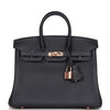 Birkin 25 Caban Swift Rose Gold Hardware Kilta bags