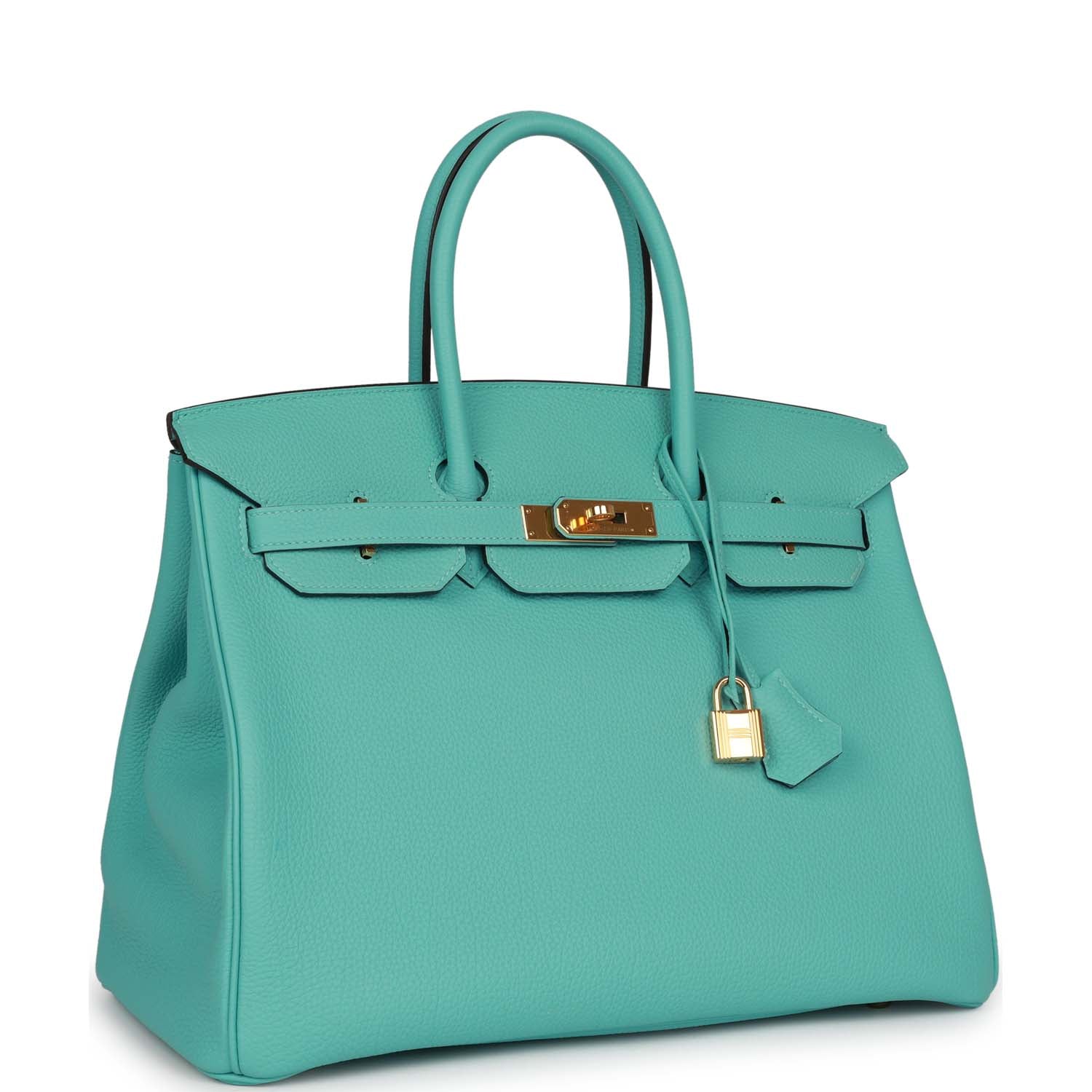 Birkin 35 Bleu Atoll Togo Gold Hardware Kilta bags