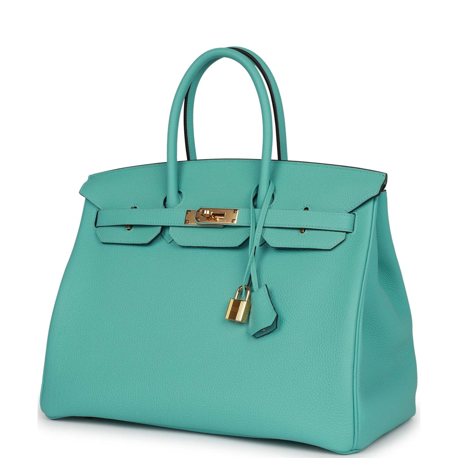 Birkin 35 Bleu Atoll Togo Gold Hardware Kilta bags