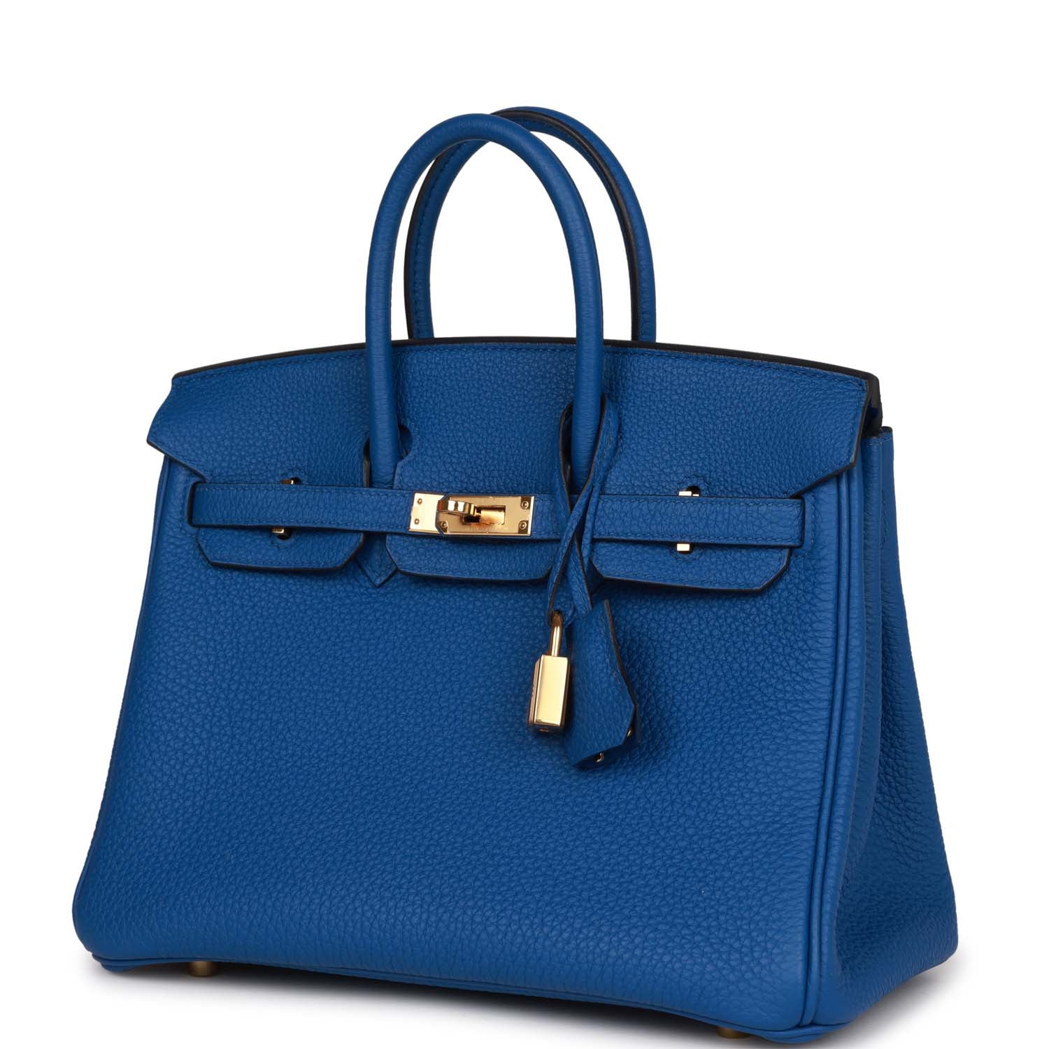 Birkin 25 Bleu France Togo Gold Hardware Kilta bags