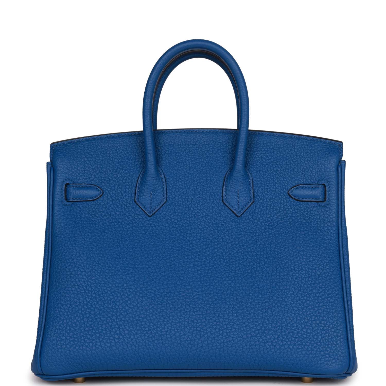 Birkin 25 Bleu France Togo Gold Hardware Kilta bags