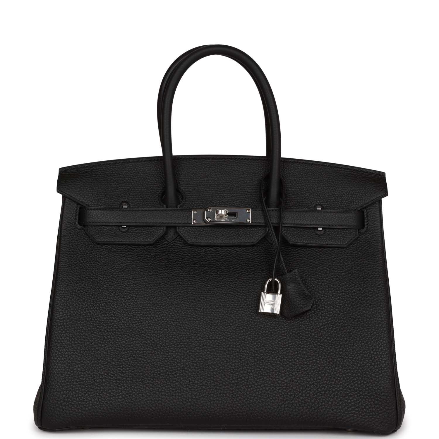 Birkin 35 Black Togo Palladium Hardware Kilta bags