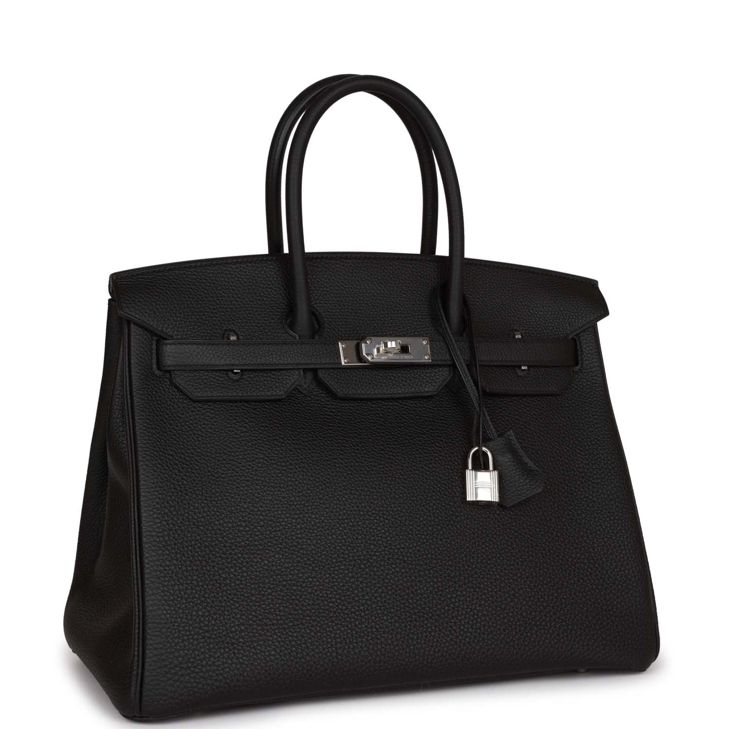 Birkin 35 Black Togo Palladium Hardware Kilta bags