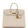 Birkin Sellier 25 Craie Epsom Gold Hardware Kilta bags