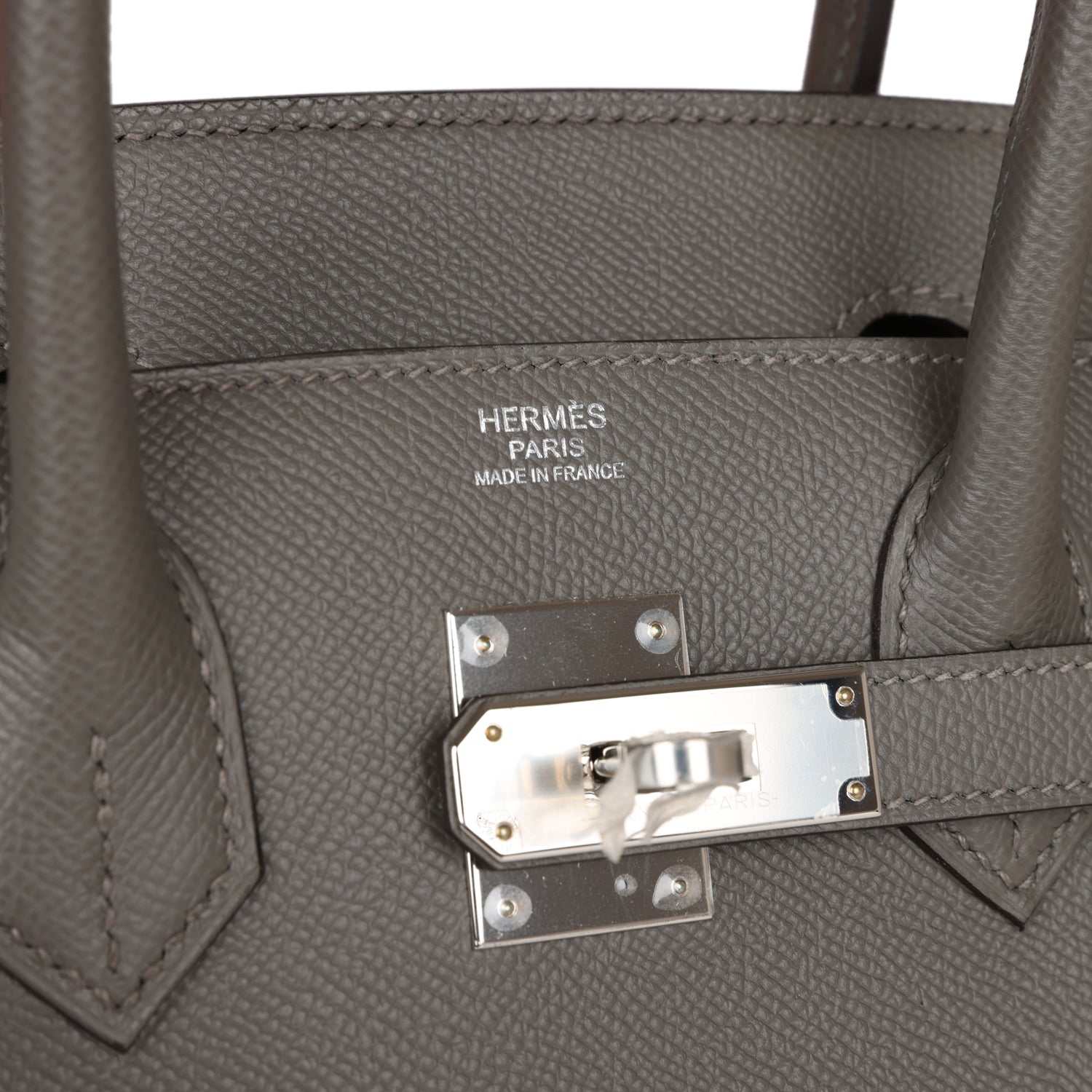 Birkin Sellier 30 Gris Meyer Epsom Palladium Hardware Kilta bags