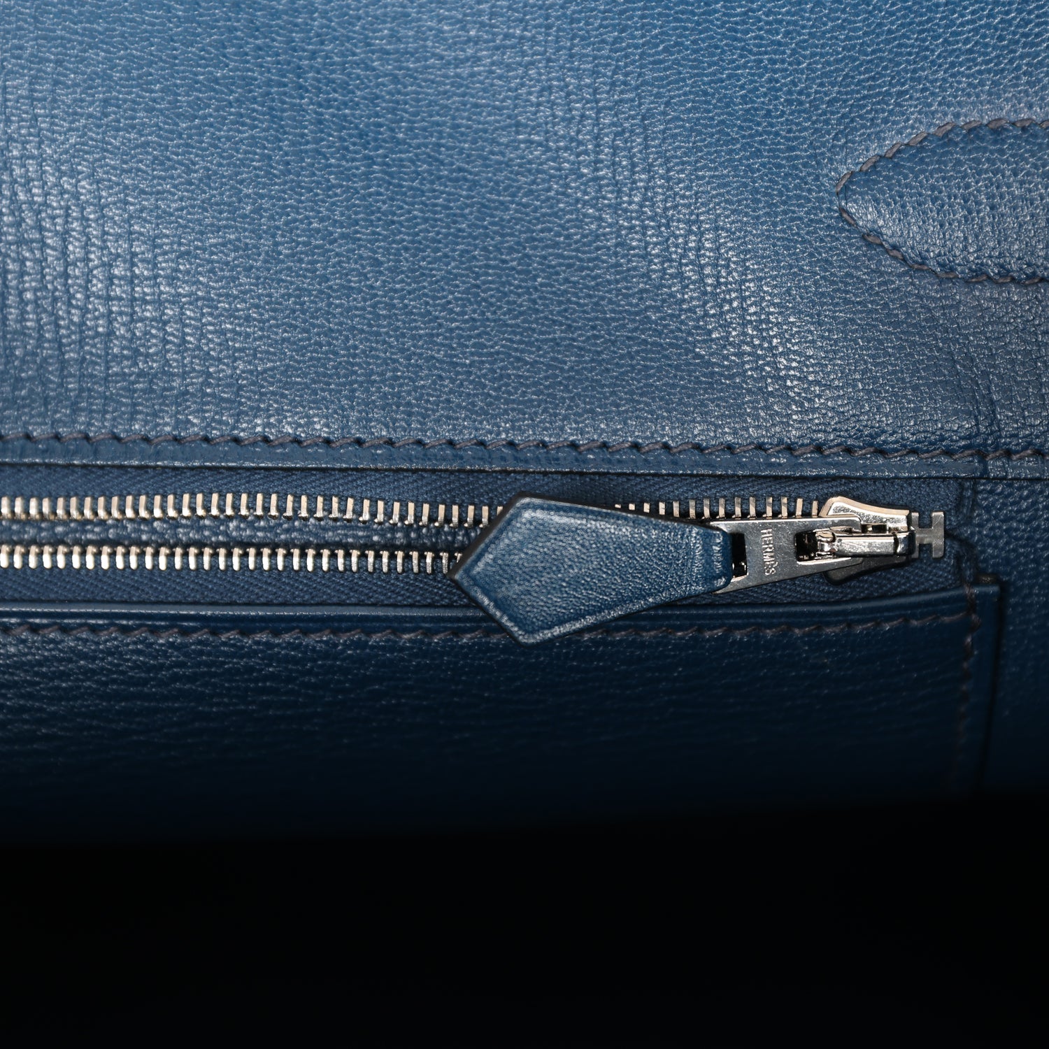 Birkin 35 Bleu De Prusse Box Calf Guilloché Palladium Hardware Kilta bags