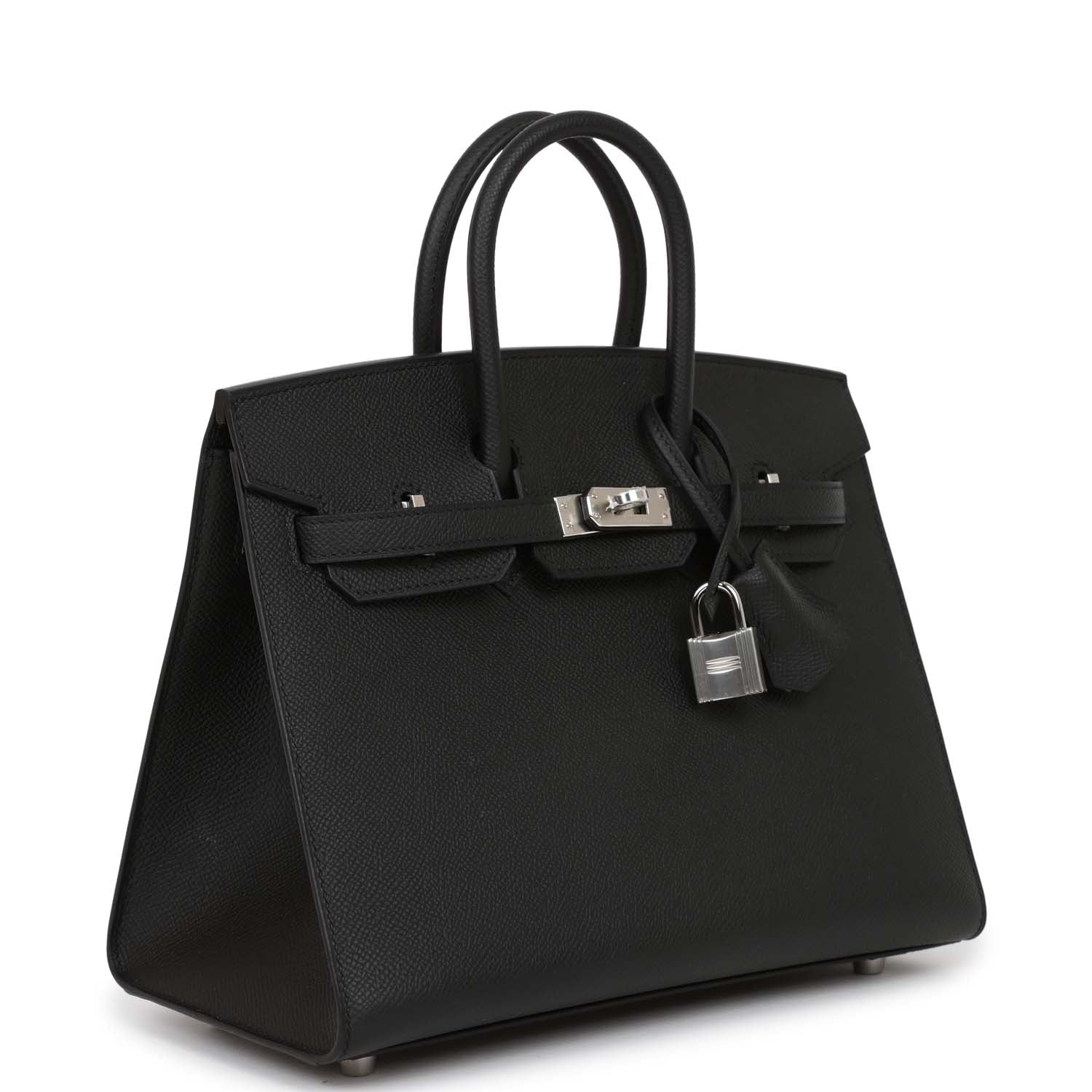 Birkin Sellier 25 Black Epsom Palladium Hardware Kilta bags