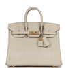 HRMS Birkin 25 Beton Matte Alligator Gold Hardware - sneakerhillcom