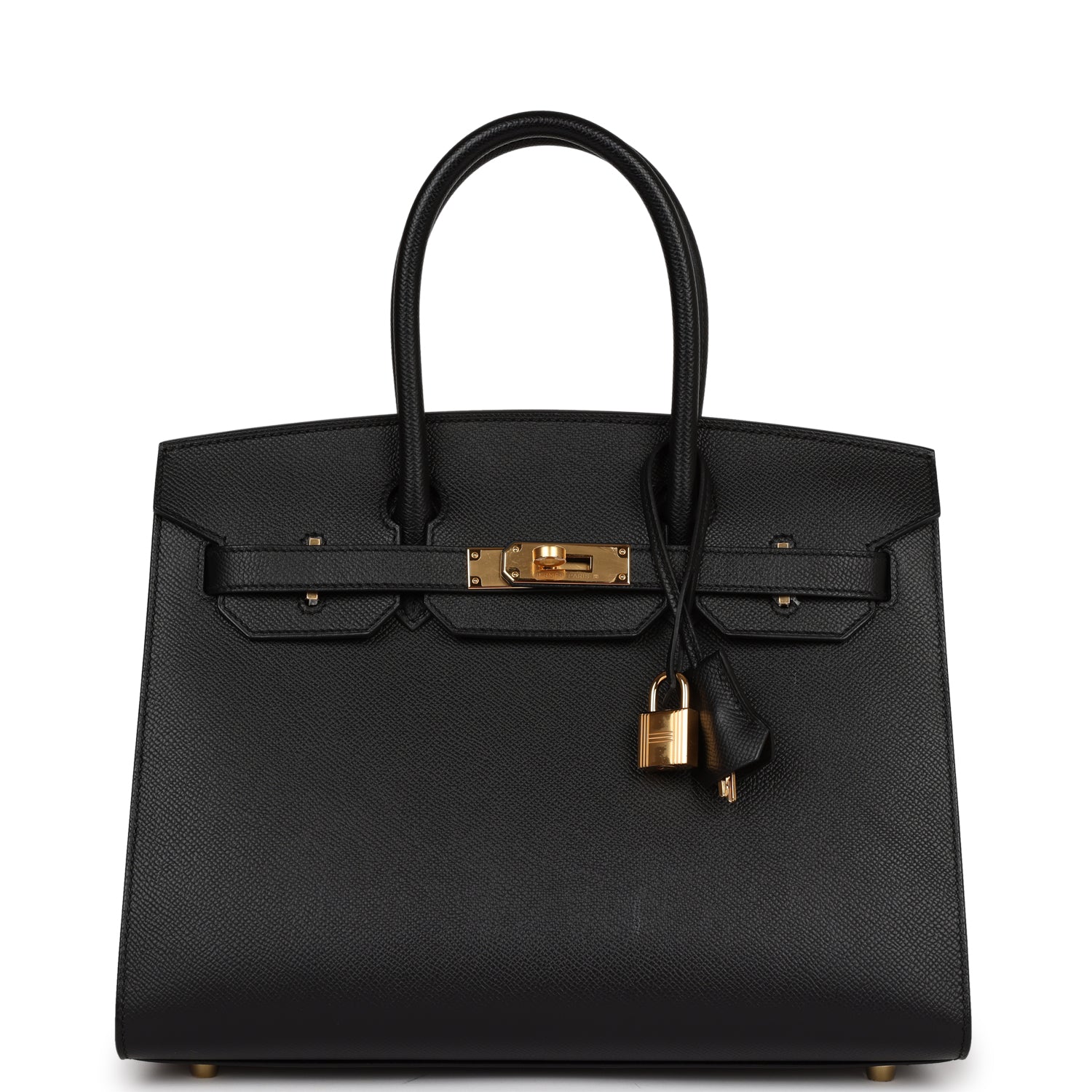 Birkin Sellier 30 Black Epsom Gold Hardware Kilta bags