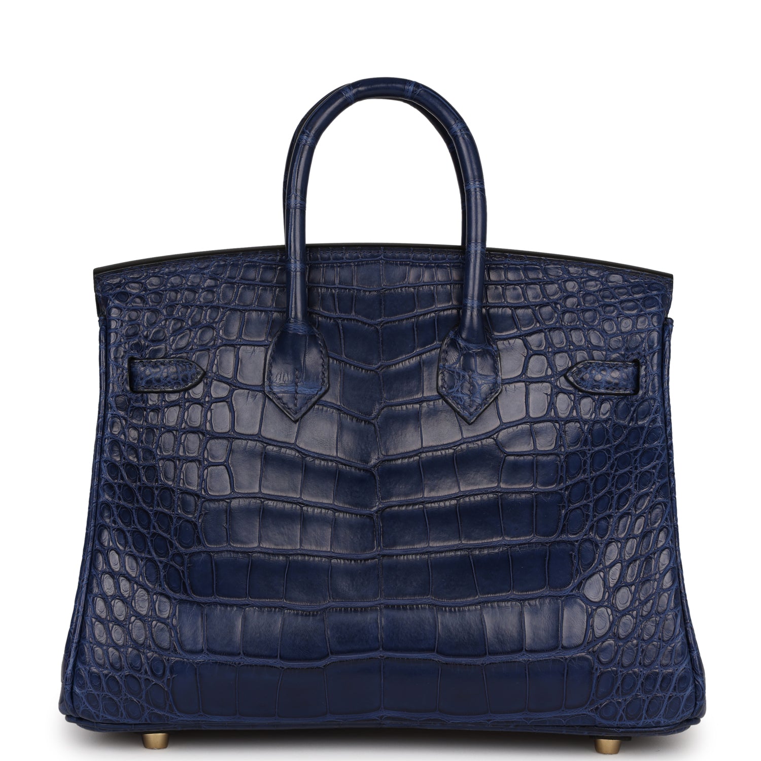 Birkin 25 Bleu Saphir Matte Alligator Gold Hardware Kilta bags