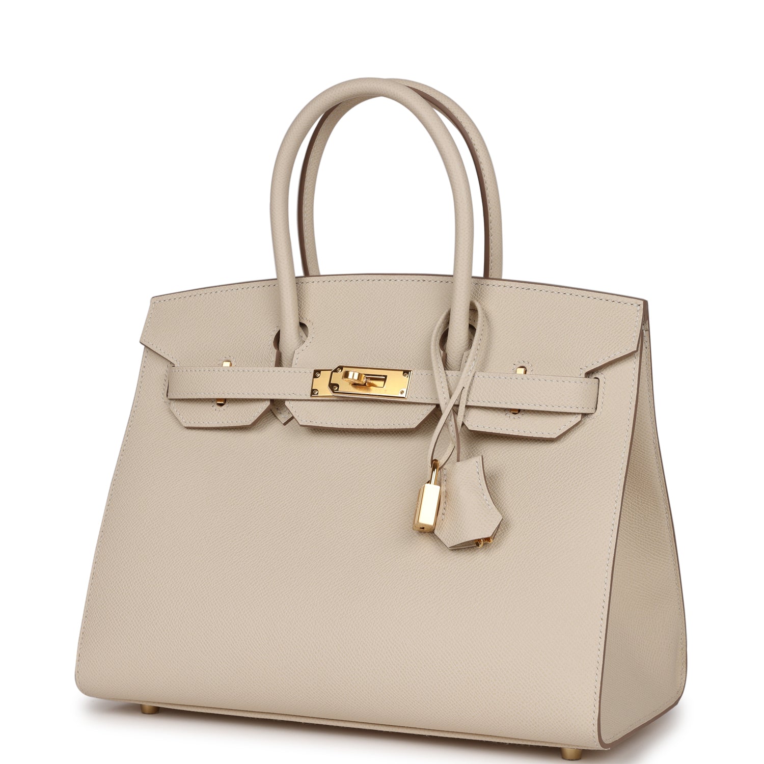 Birkin Sellier 30 Craie Epsom Gold Hardware Kilta bags