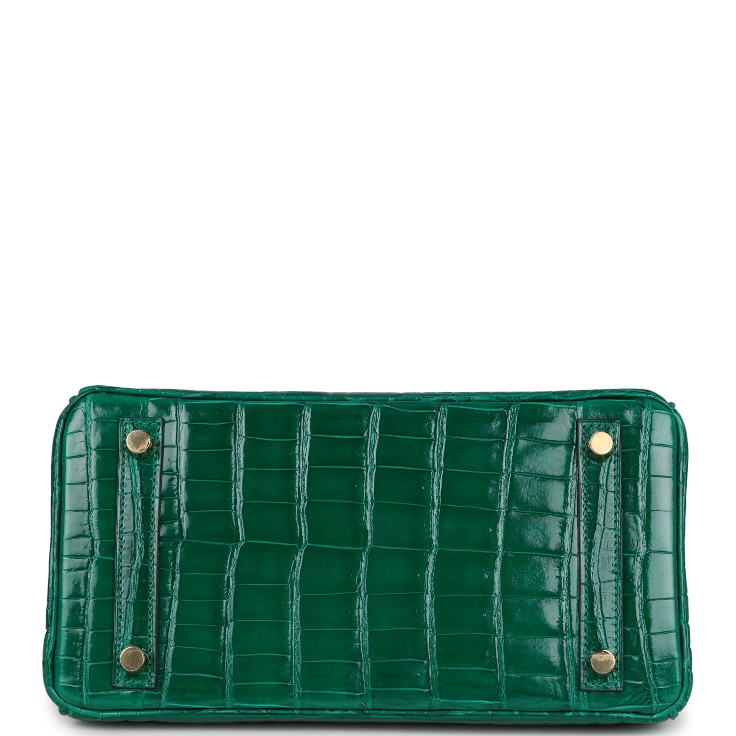 Birkin 25 Emerald Shiny Niloticus Crocodile Gold Hardware Kilta bags