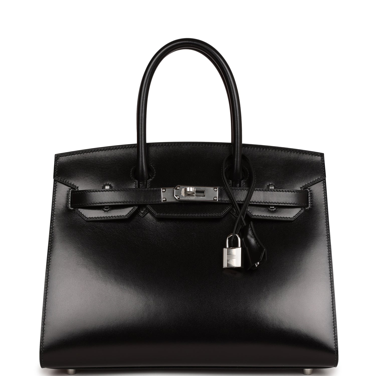 Birkin Sellier 30 Black Box Palladium Hardware Kilta bags