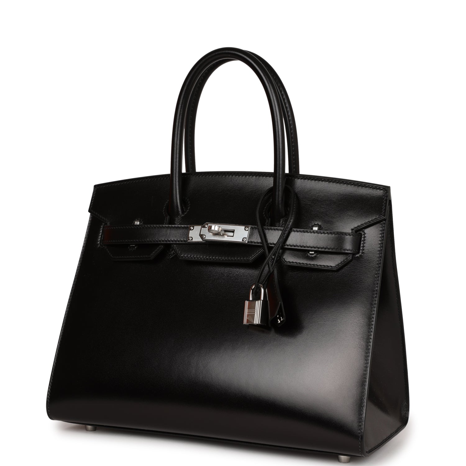 Birkin Sellier 30 Black Box Palladium Hardware Kilta bags