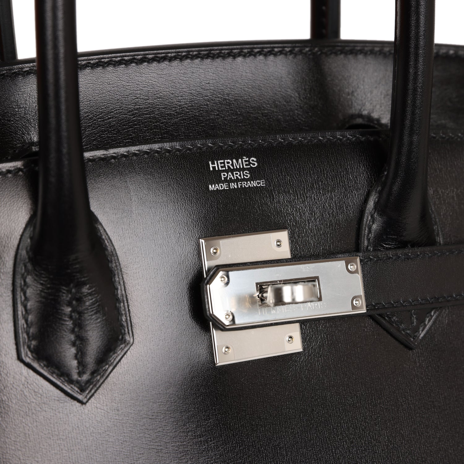 Birkin Sellier 30 Black Box Palladium Hardware Kilta bags