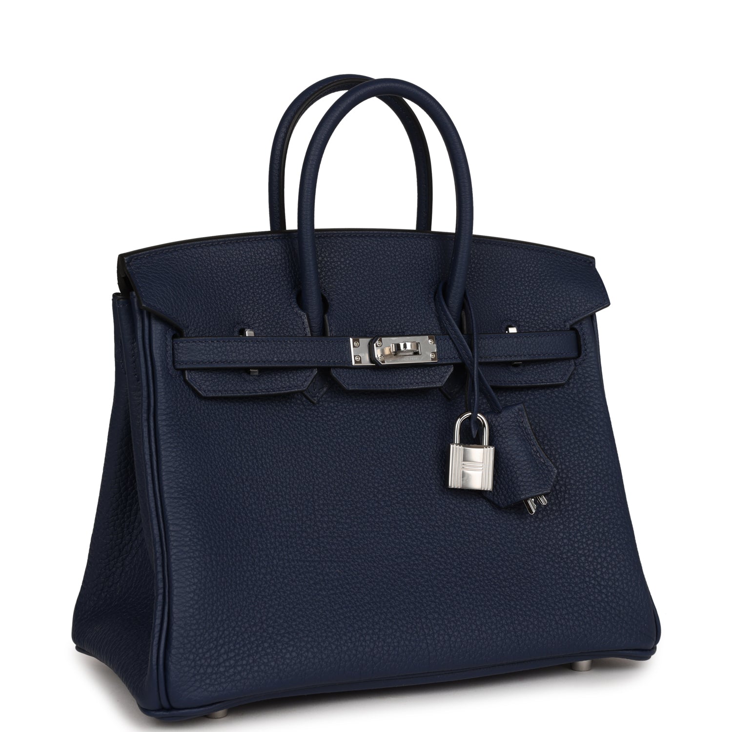 Birkin 25 Bleu Navy Togo Palladium Hardware Kilta bags