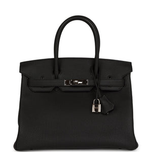 Birkin 30 Black Togo Palladium Hardware Kilta bags