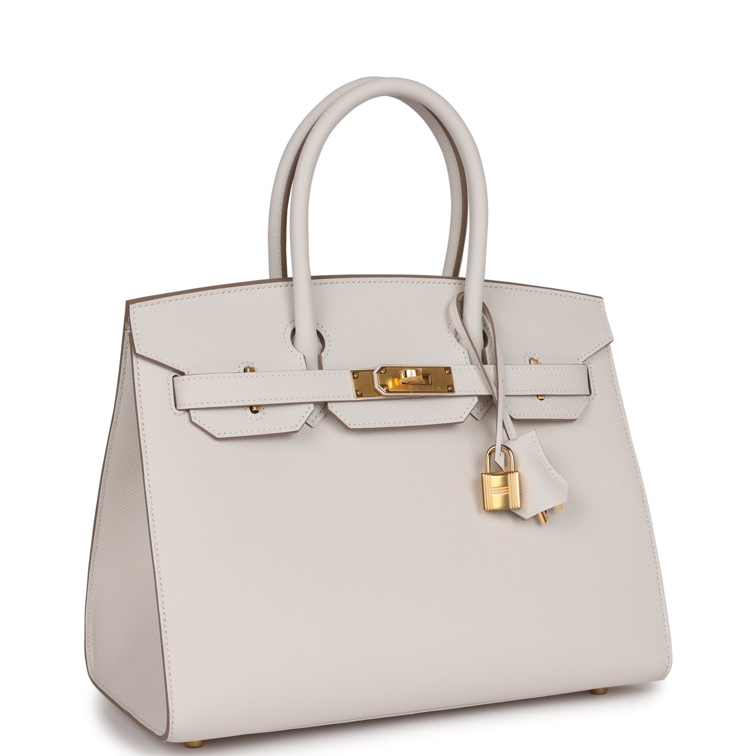 Birkin Sellier 30 Gris Pale Epsom Gold Hardware Kilta bags