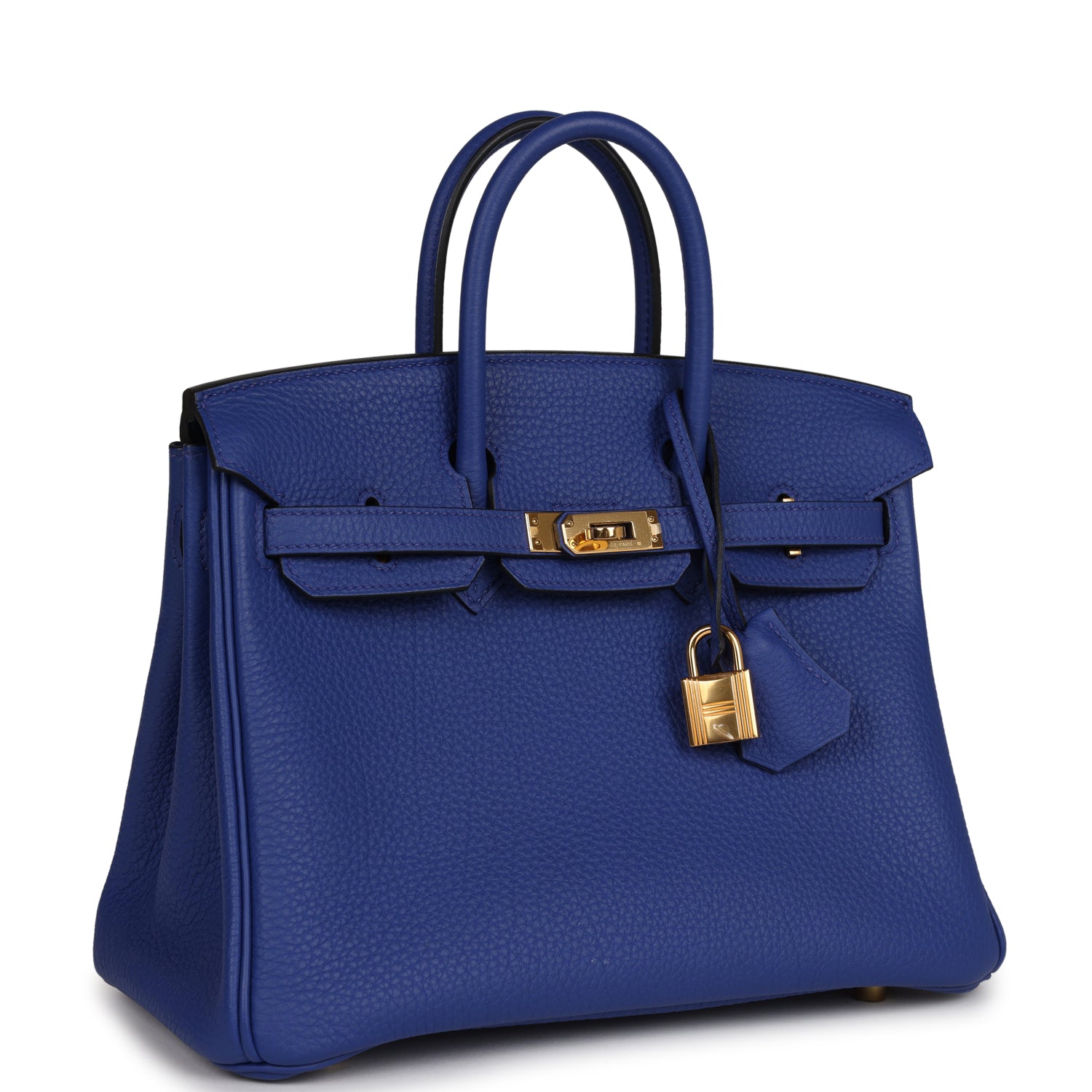 Birkin 25 Bleu Electric Togo Gold Hardware kilta bags