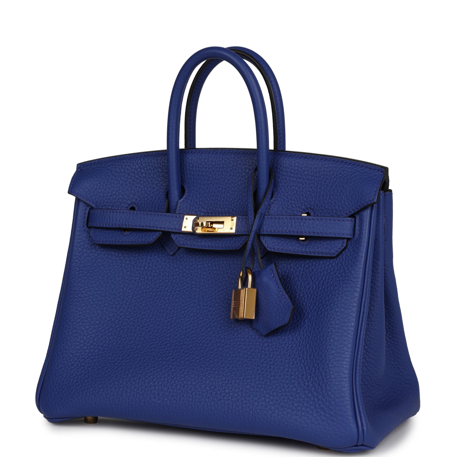 Birkin 25 Bleu Electric Togo Gold Hardware kilta bags