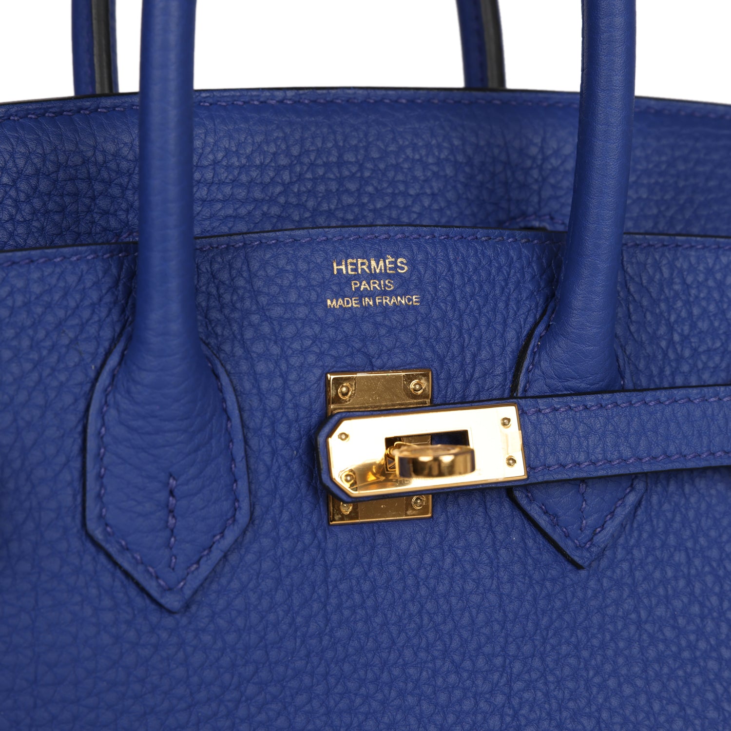 Birkin 25 Bleu Electric Togo Gold Hardware kilta bags