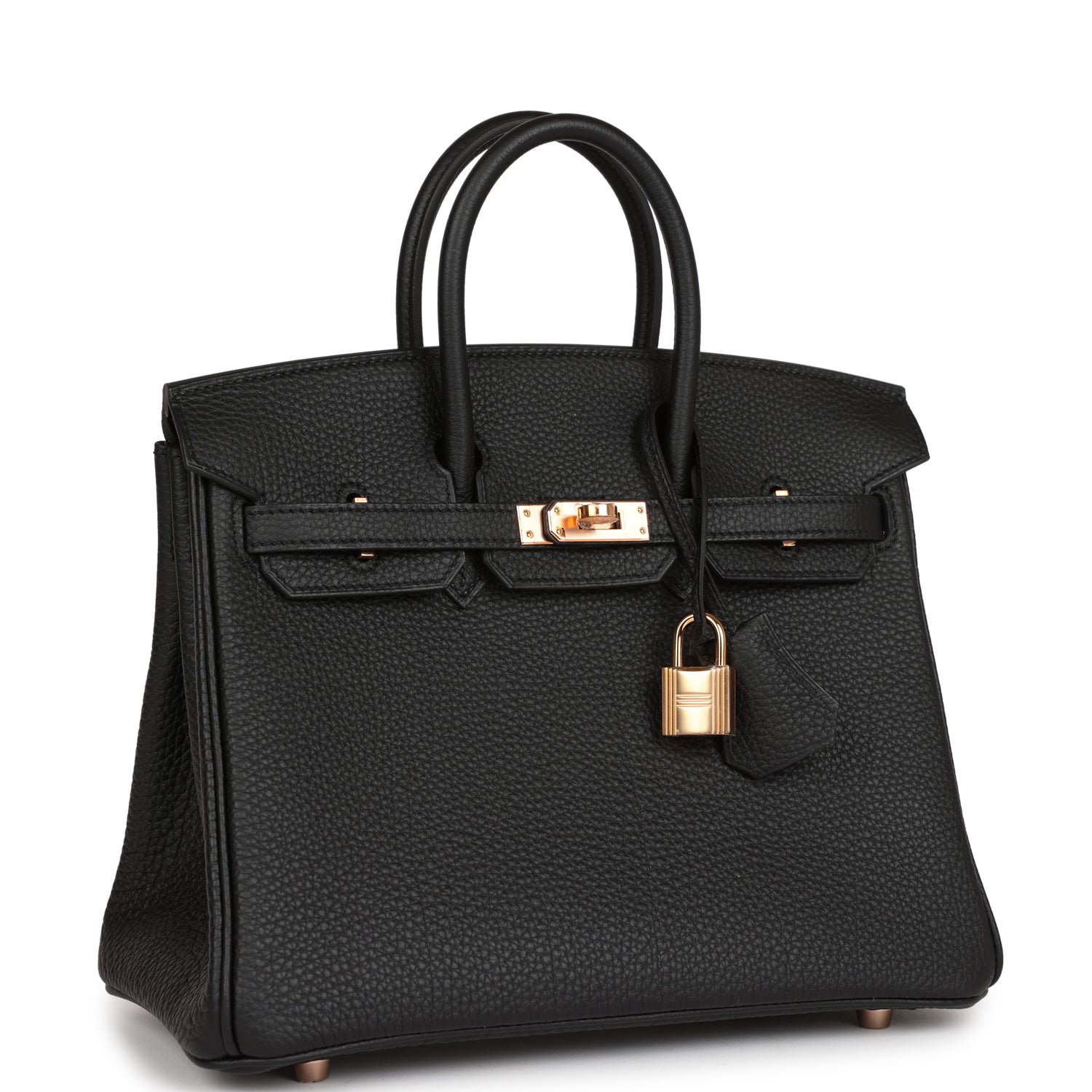 Birkin 25 Black Togo Rose Gold Hardware Kilta bags