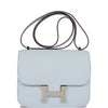 Constance 18 Bleu Brume Chevre Palladium Hardware Kilta bags