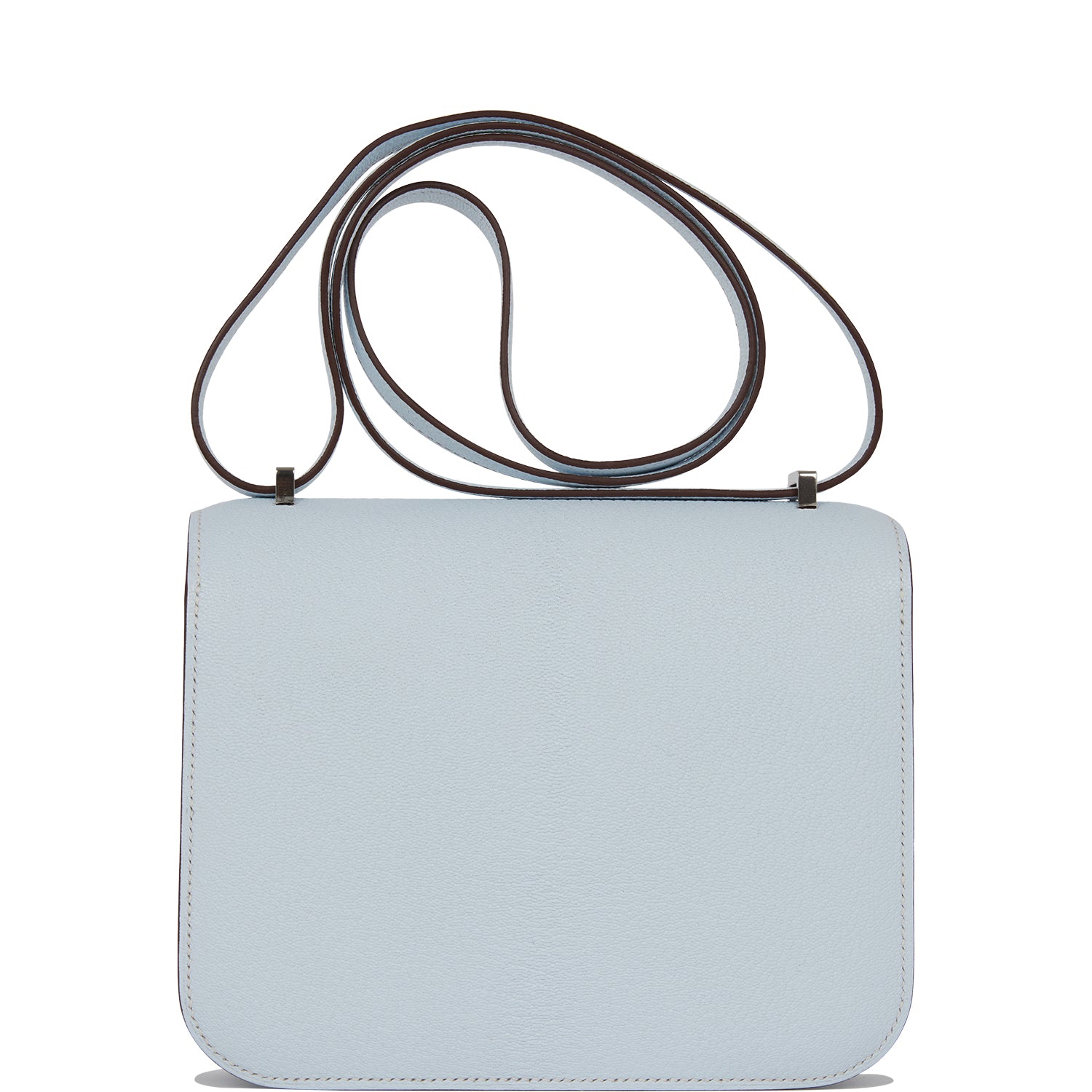 Constance 18 Bleu Brume Chevre Palladium Hardware Kilta bags