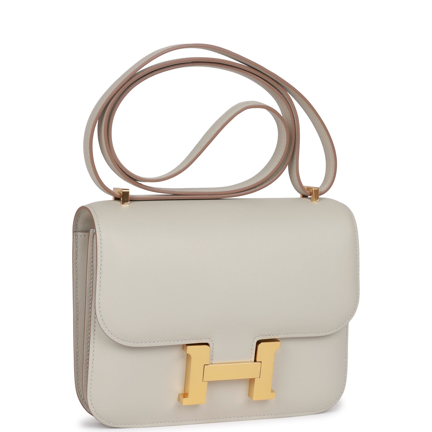 Constance 18 Gris Perle Swift Gold Hardware Kilta bags