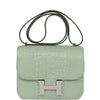 Constance 1-18 Vert D'Eau Matte Alligator Palladium Hardware Kilta bags