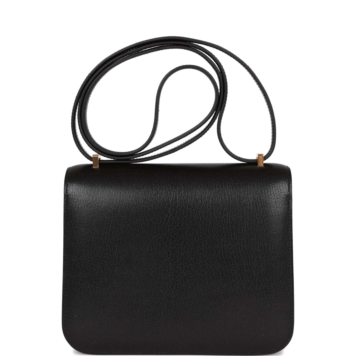 Constance 1-18 Black Chevre Gold Hardware Kilta bags