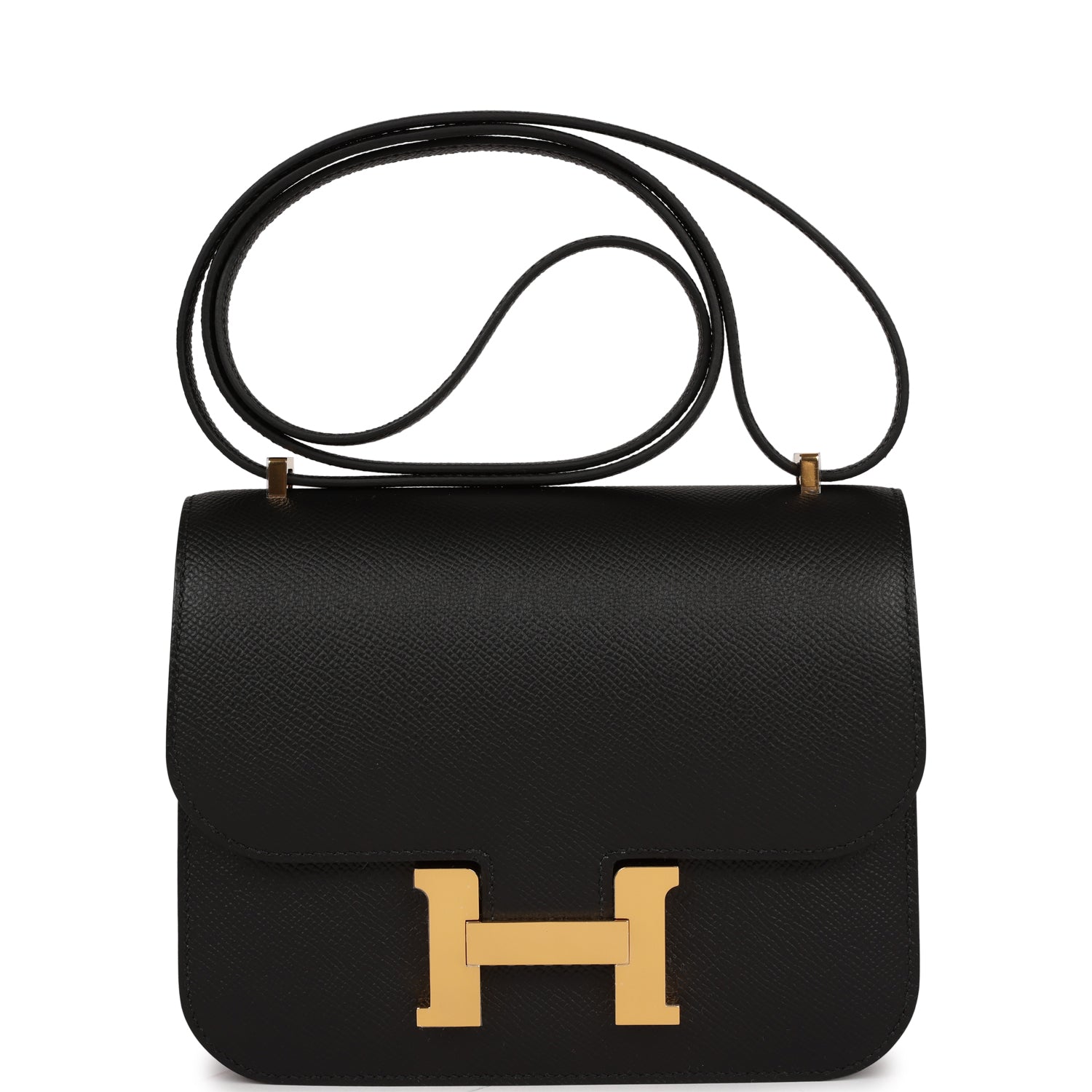 Constance 18 Black Epsom Gold Hardware Kilta bags