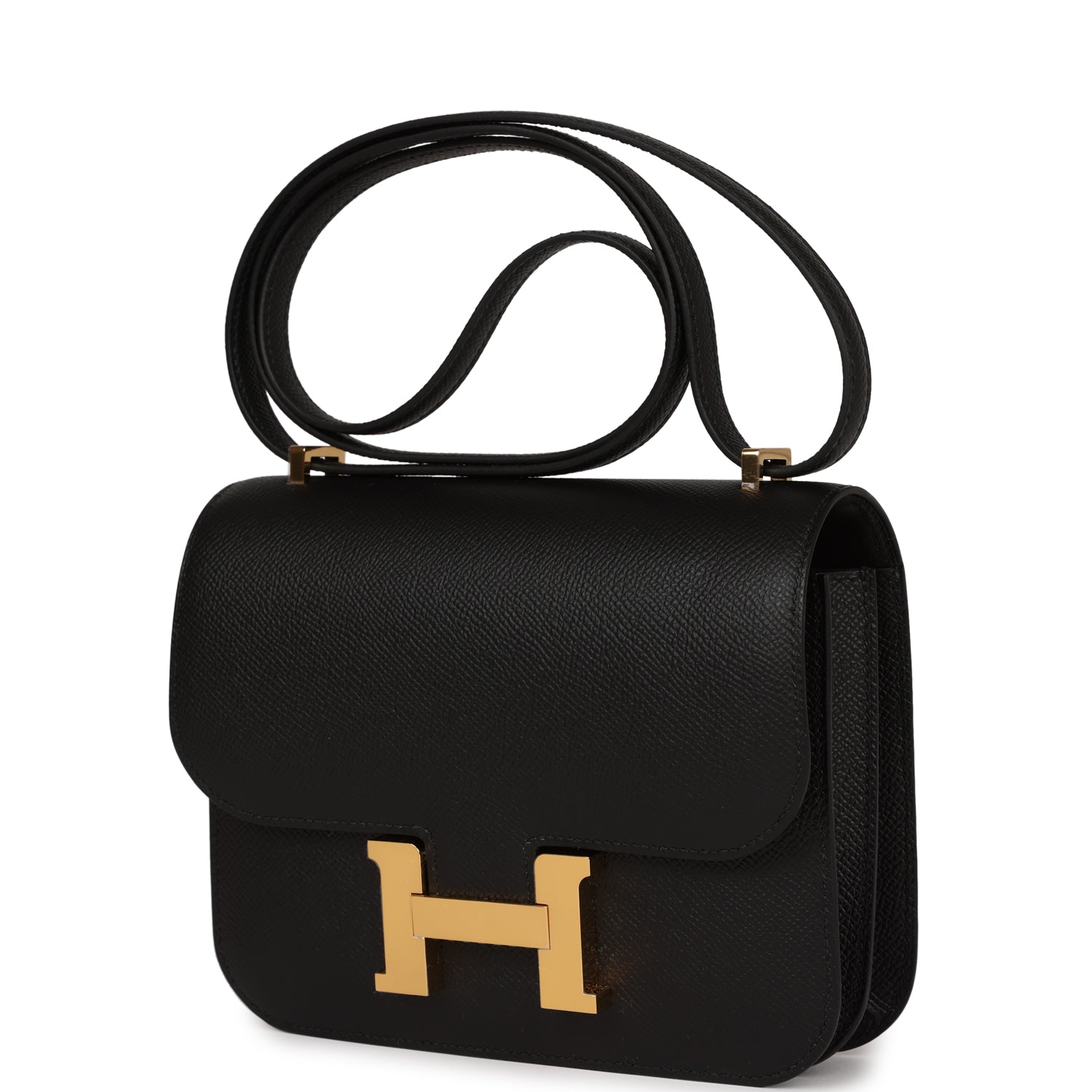 Constance 18 Black Epsom Gold Hardware Kilta bags