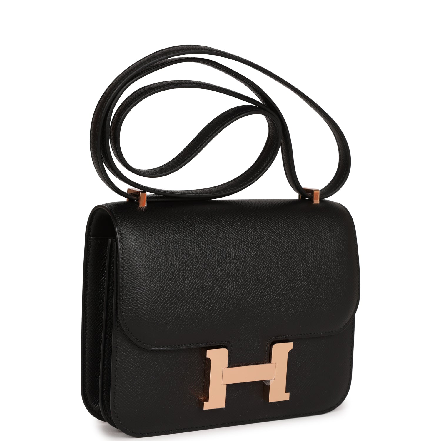 Constance 18 Black Epsom Rose Gold Hardware Kilta bags