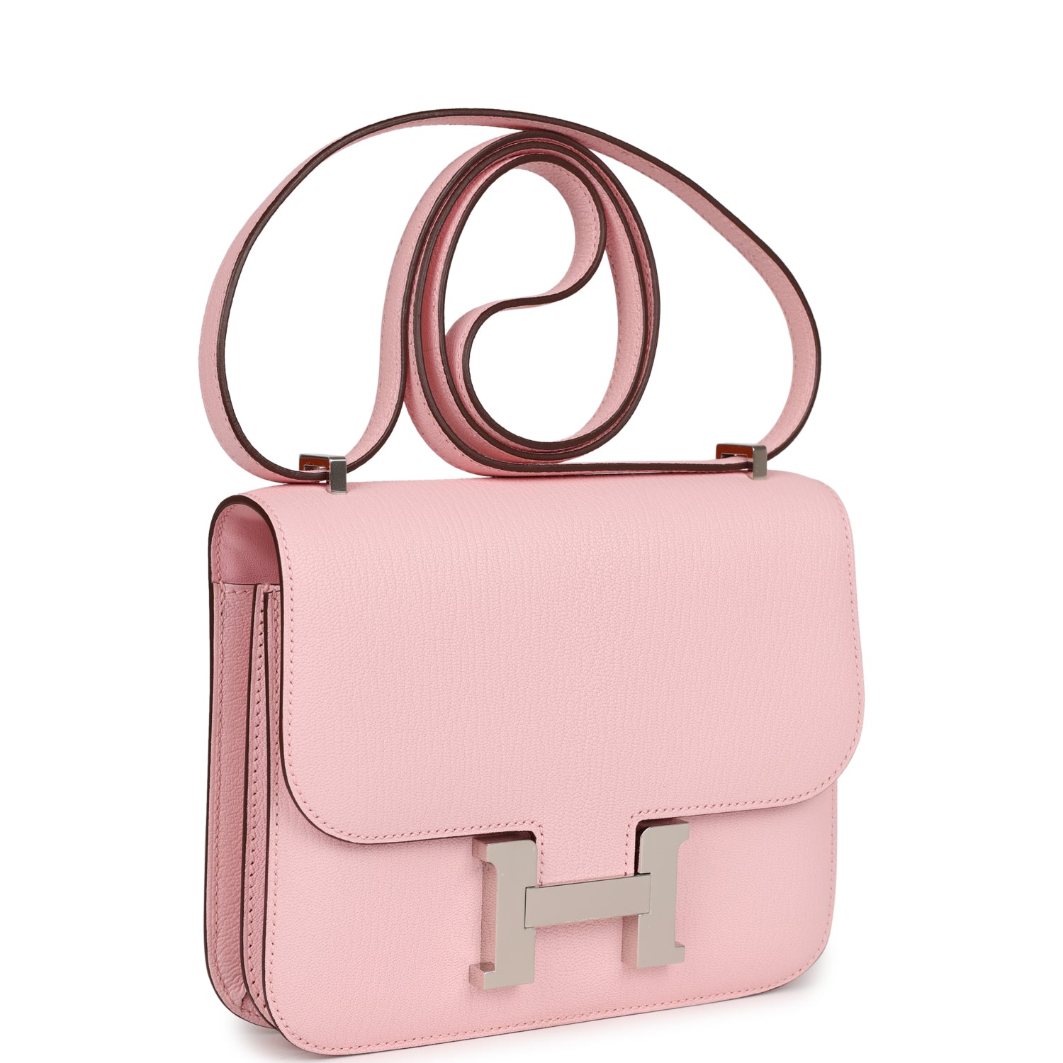 Constance 18 Rose Sakura Chevre Palladium Hardware Kilta bags