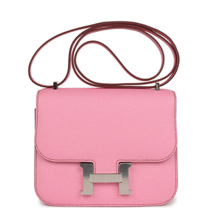 Constance 18 Bubblegum Epsom Palladium Hardware Kilta bags