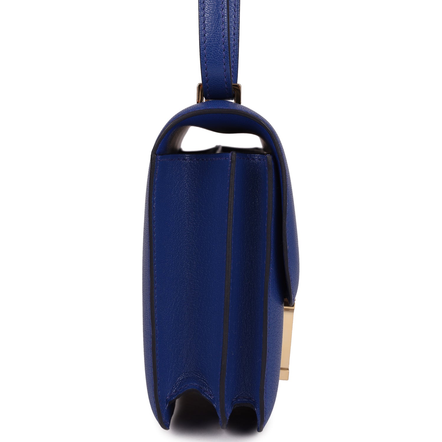 Constance 18 Bleu Royal Chevre Gold Hardware Kilta bags