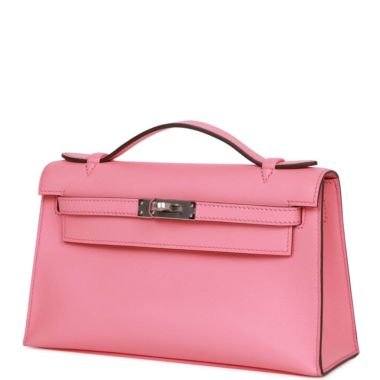 Kelly Pochette Rose D'Ete Swift Palladium Hardware - sneakerlandnet