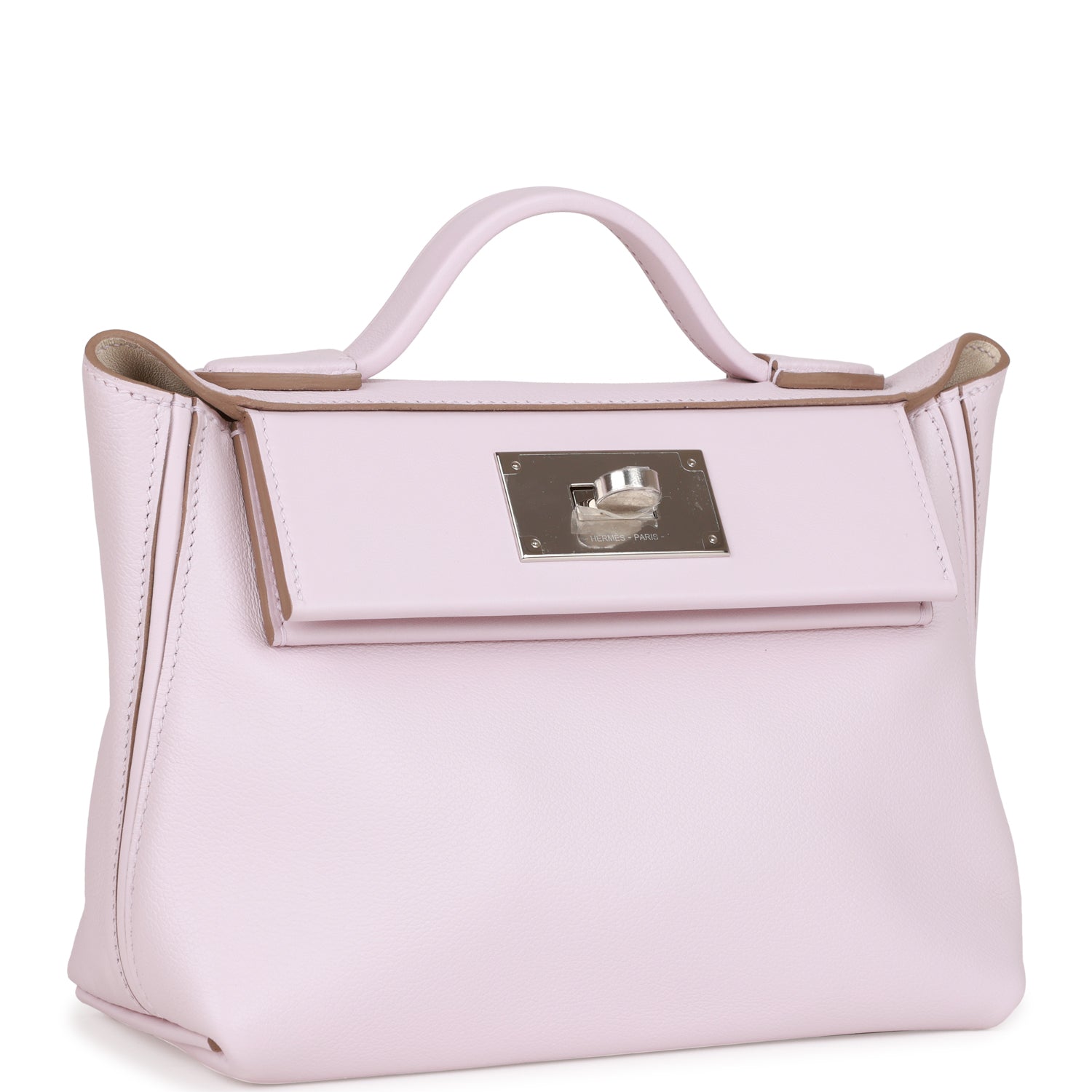 Mini 24/24 Bag Mauve Pale Verso Evercolor and Swift Palladium Hardware Kilta bags