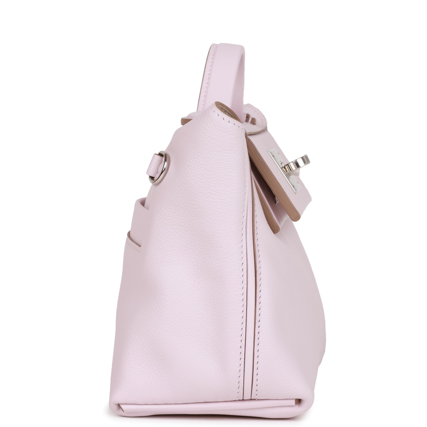 Mini 24/24 Bag Mauve Pale Verso Evercolor and Swift Palladium Hardware Kilta bags