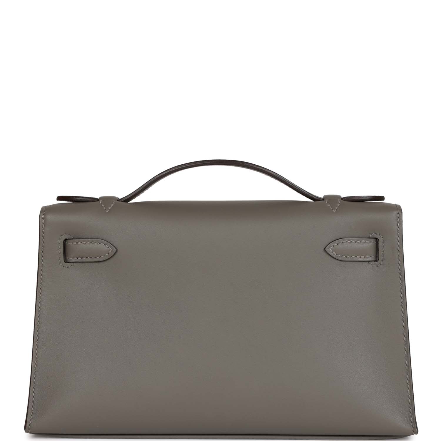 Kelly Pochette Gris Meyer Swift Gold Hardware Kilta bags