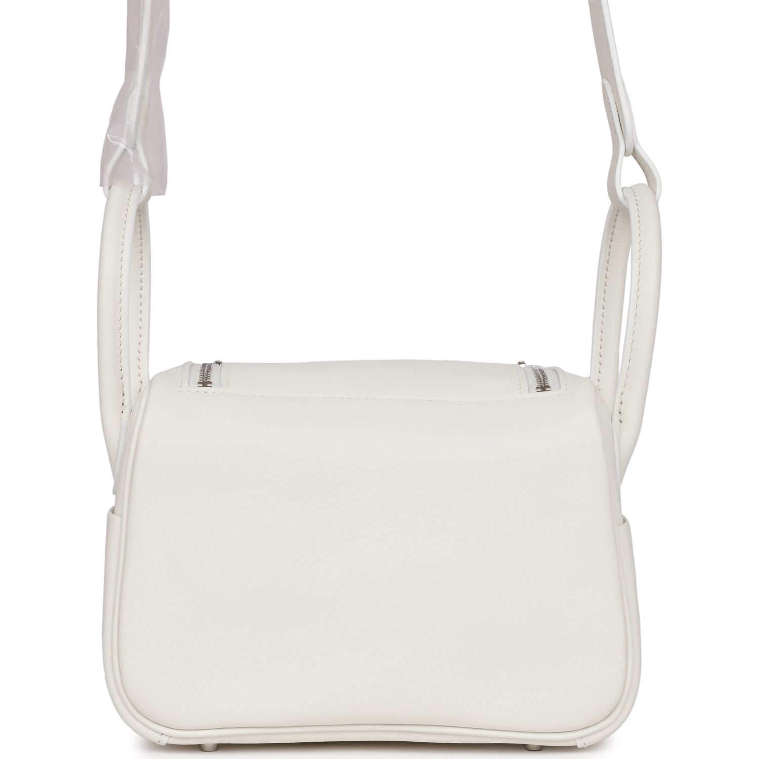 Mini Lindy White Swift Palladium Hardware Kilta bags