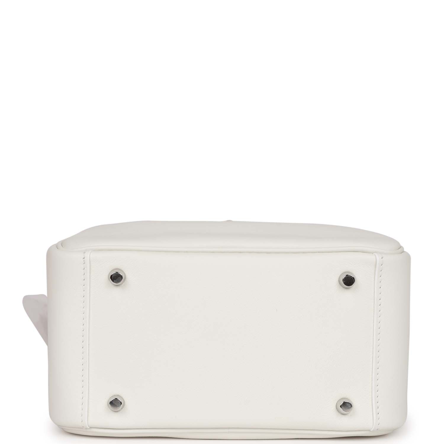 Mini Lindy White Swift Palladium Hardware Kilta bags