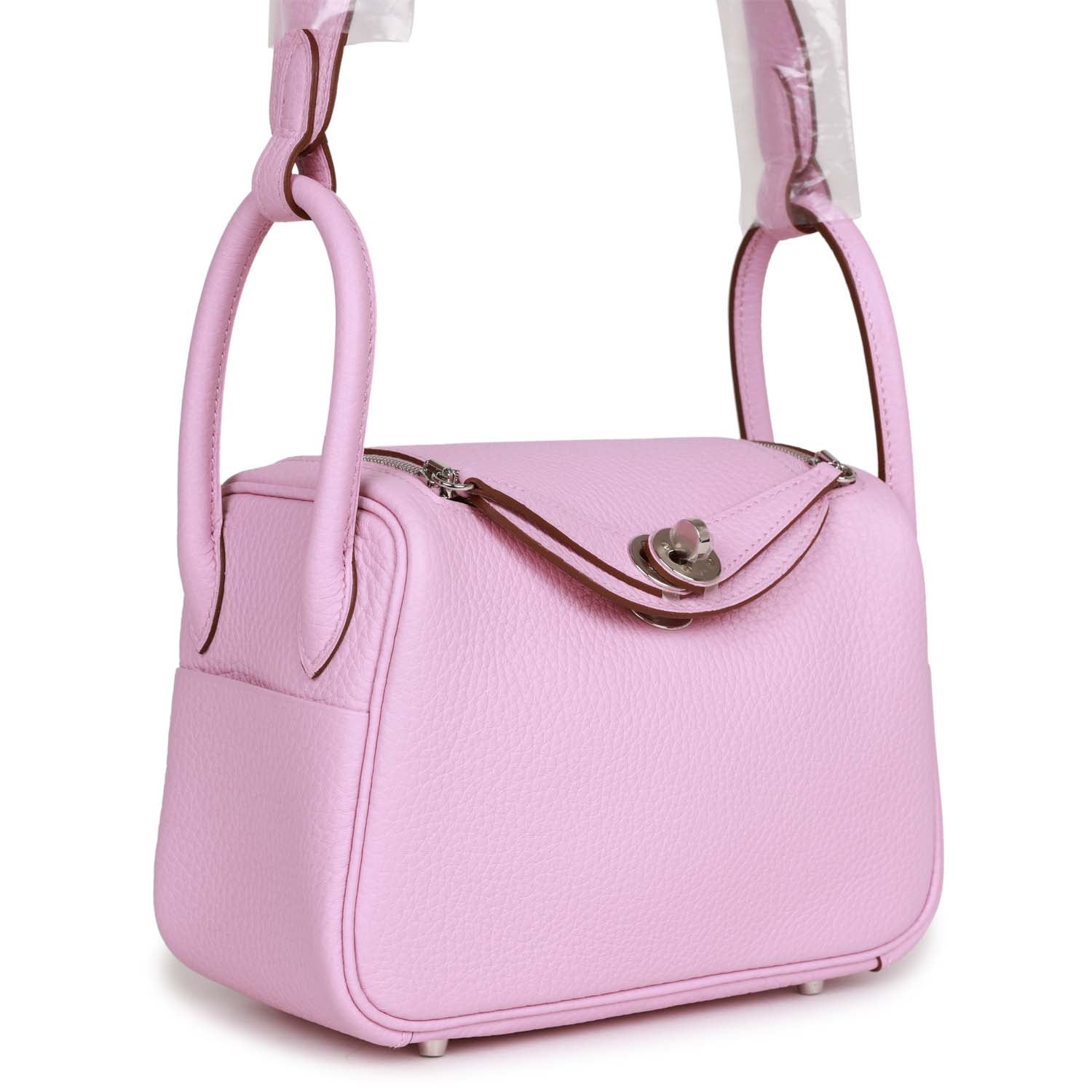 Mini Lindy Mauve Sylvestre Clemence Palladium Hardware Kilta bags