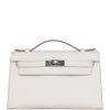 Kelly Pochette Gris Pale Swift Palladium Hardware Kilta bags