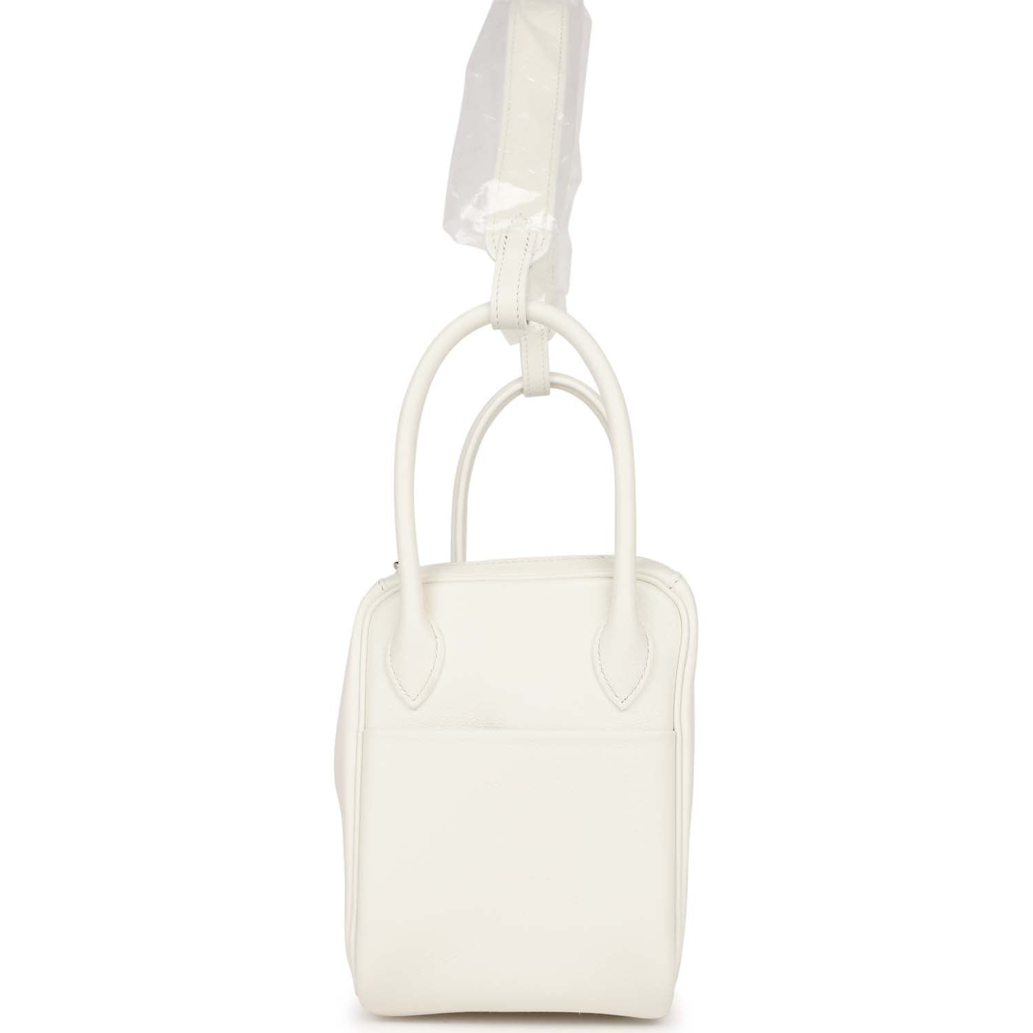 Lindy 26 White Evercolor Palladium Hardware Kilta bags