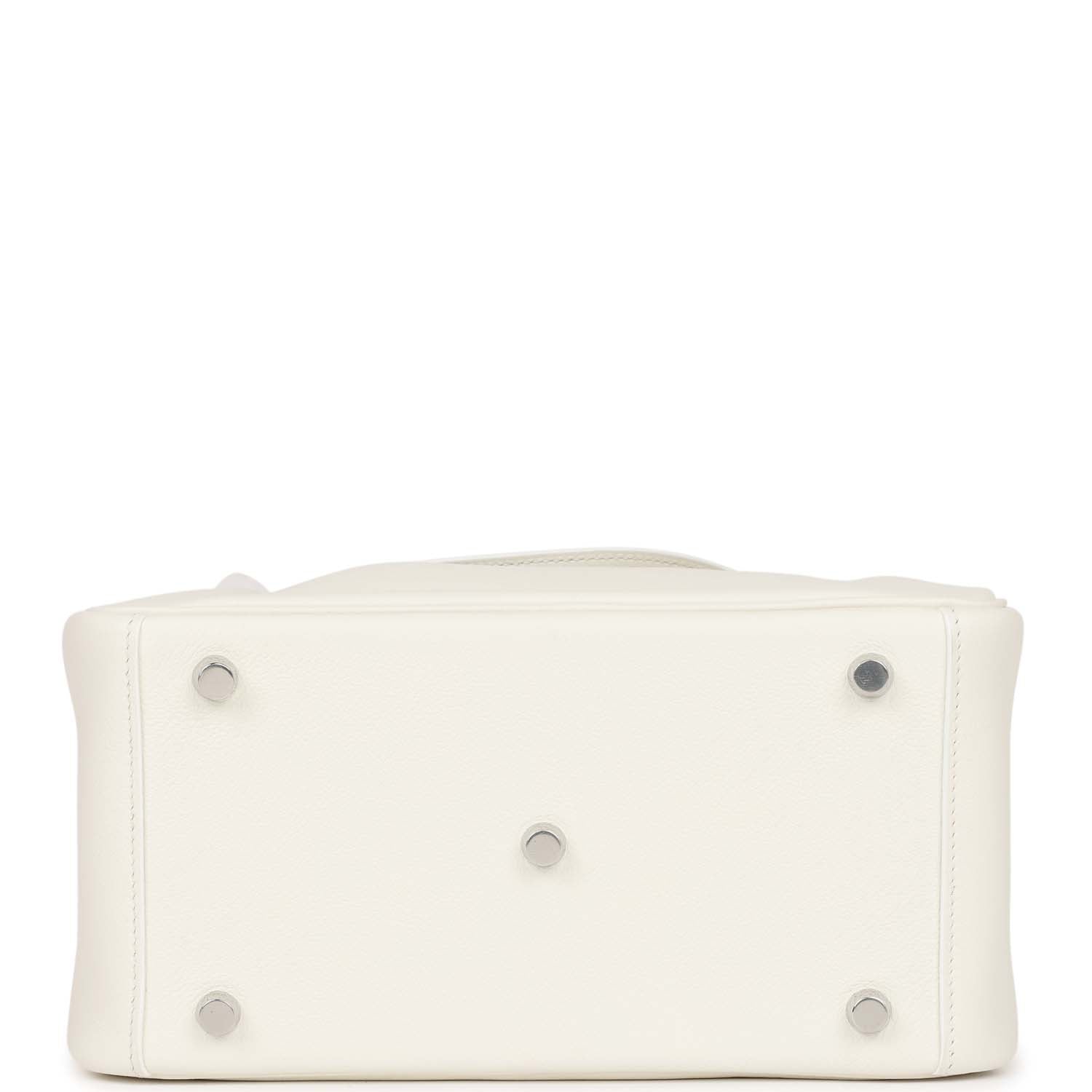 Lindy 26 White Evercolor Palladium Hardware Kilta bags